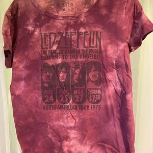 Tie dye Led Zeppelin t shirt